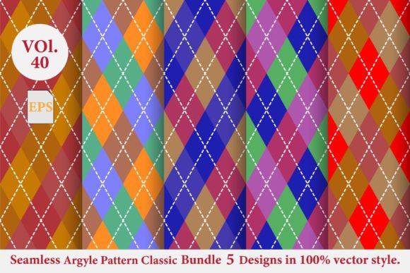 Argyle Classic Pattern Bundle Vol.40