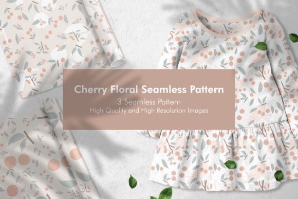 Cherry Seamless Pattern Pastel Color: Soft, Versatile, and Ready for Real Projects