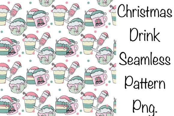 Christmas Drink Seamless Pattern: A Versatile Design for Creative Projects