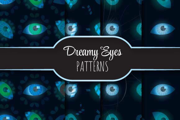 Dreamy Eyes and Seamlessly Repeating Vector Patterns