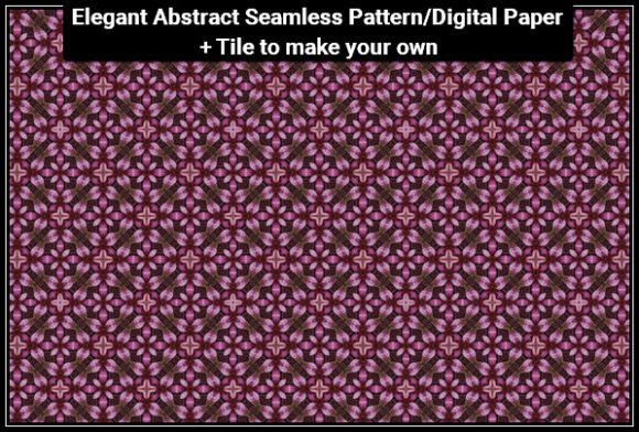 Elegant Seamless Pattern Tile 001