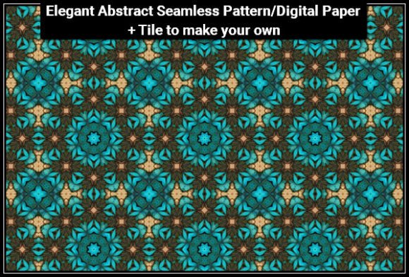 Elegant Seamless Pattern Tile 007