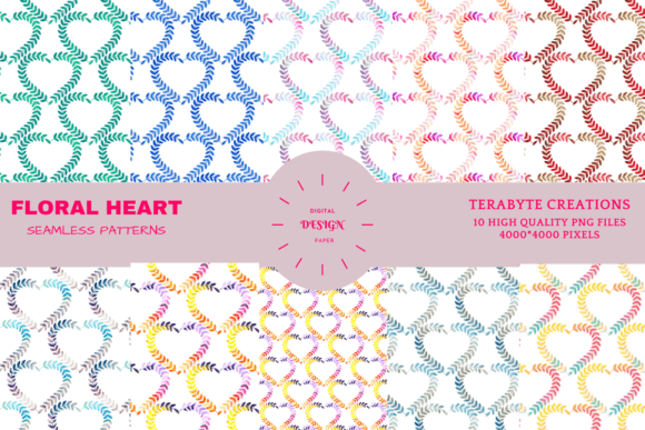 Floral Heart Pattern: A Timeless Design for Creative Projects