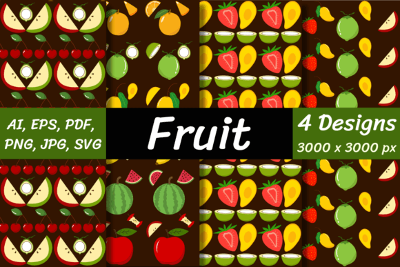 Fruit Digital Papers Bundle: A Creative Resource for Designers and Content Creators