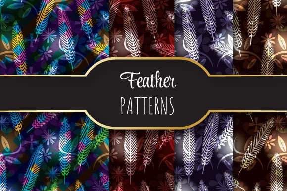 Glowing Feathers: A Versatile Design Element for Modern Creativity