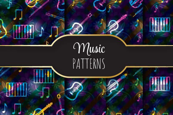 Glowing Musical Instruments