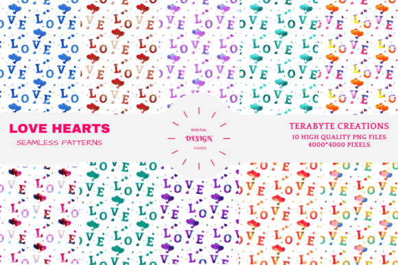 Love Hearts Pattern: A Beautiful Seamless Design for Creative Projects