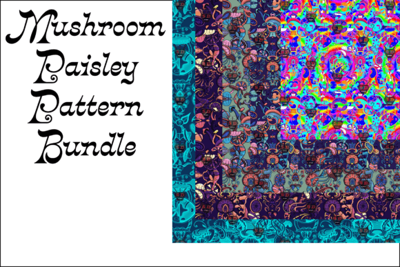 Mushroom Paisley Design