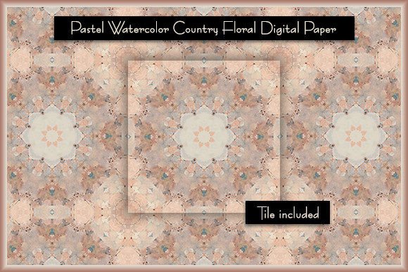 Pastel Country Floral Digital Paper: A Versatile Resource for Creative Projects