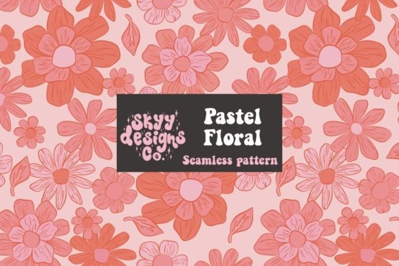 Pastel Floral Seamless Pattern: A Versatile Design for Creative Projects