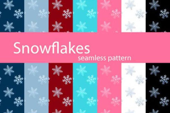 Snowflakes Seamless Background